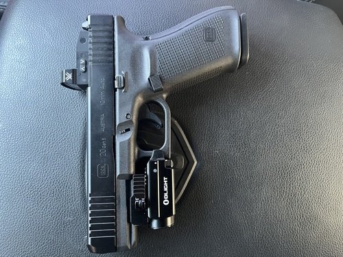Glock 20 10mm gen5 M.O.S with Vortex Venom optic and an OLight light/BL Laser combo.