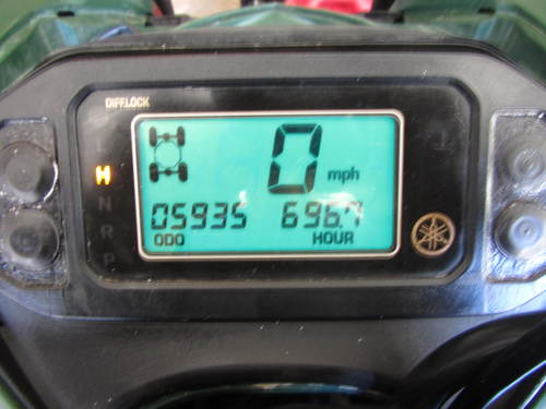 speedometer cluster from 2014 Yamaha grizzly 450