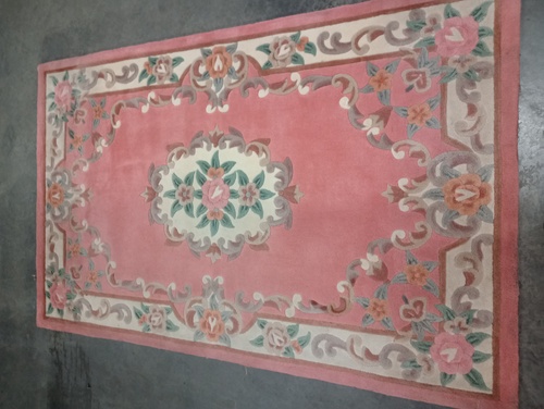 4 x 7 Royal Aubusson Rug Pink 