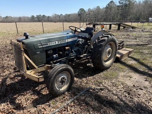 Ford 3600 tractor and bush hog