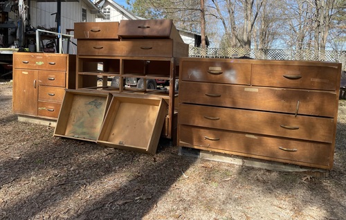 FREE Wood Cabinet with Drawers