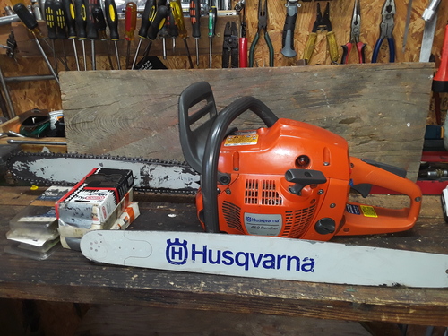 Husqvarna 460 chainsaw 