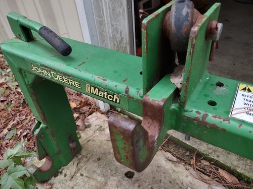 John Deere Three Point Quick Hitch Adapter