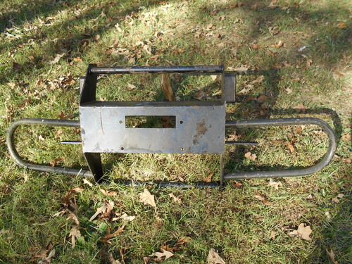 Old style Ford Bronco winch bumper