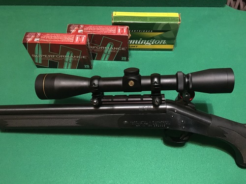 35 Whelen H+R LIKE NEW ,Leupold 3x9 ,Ammo