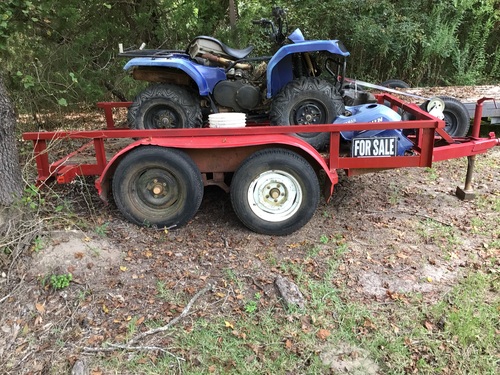 5x10 two axles trailer